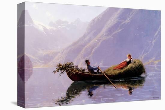 A Summer Romance-Hans Dahl-Stretched Canvas