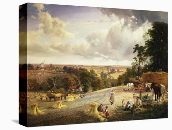 A Summer's Afternoon, Near Mereworth, Kent-George Vicat Cole-Premier Image Canvas