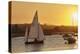 A Sunset View of Sailing on the River Exe at Topsham, Near Exeter, Devon, England, United Kingdom-Nigel Hicks-Premier Image Canvas