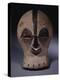 A Superb Songye Mask, Kifwebe,Whitened with Kaolin, Belgian Congo-null-Premier Image Canvas