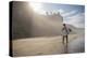 A Surfer at Black's Beach Near from the Torrey Pines State Reserve in San Diego, California-Carlo Acenas-Premier Image Canvas