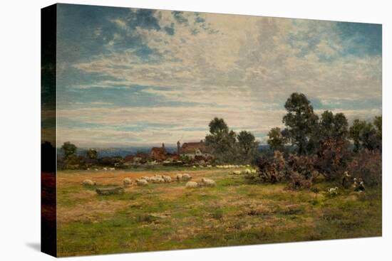 A Surrey Meadow, 1902 (Oil on Canvas)-Benjamin Williams Leader-Premier Image Canvas