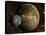 A System of Extraterrestrial Planets and their Moons-Stocktrek Images-Premier Image Canvas