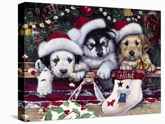 A Tail Wagging Christmas-Jenny Newland-Premier Image Canvas