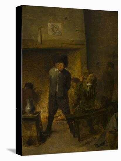 A Tavern Scene by Adriaen Brouwer-Adriaen Brouwer-Premier Image Canvas