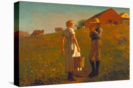 A Temperance Meeting, 1874 (Oil on Canvas)-Winslow Homer-Premier Image Canvas