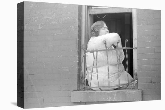 A tenant on 61st Street, between 1st and 3rd Avenues, New York City, 1938-Walker Evans-Premier Image Canvas