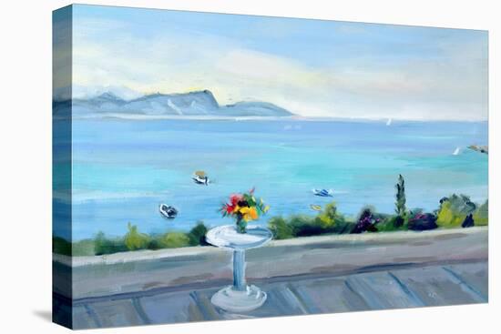 A Terrace Looking Out to Sea-Anne Durham-Premier Image Canvas