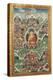 A Tibetan Thang.ka, Buddha Shakyamuni Surrounded by Many Scenes from His Previous Lives, 18th C-null-Premier Image Canvas