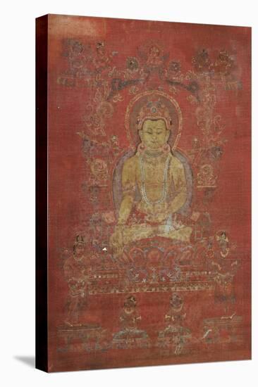 A Tibetan Thang.Ka Depicting Ratnashambhava, Early 14th Century-null-Premier Image Canvas