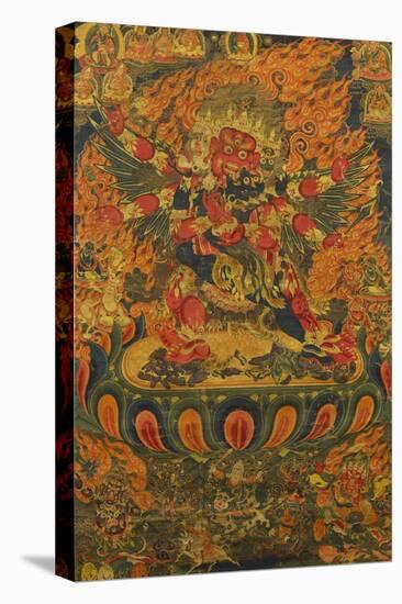 A Tibetan Thanka with a Central Figure of Heruka-null-Premier Image Canvas