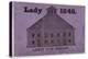 A ticket of admission for a lady to Surrey Chapel, Blackfriars Road, Southwark, London, 1848-Anon-Premier Image Canvas