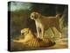 A Tiger and Tigress at the Exeter 'Change Menagerie in 1808-Jacques-Laurent Agasse-Premier Image Canvas