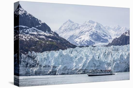 A Tourist Ship Explores the Lamplugh Glacier in Glacier Bay National Park and Preserve, Alaska-Michael Nolan-Premier Image Canvas