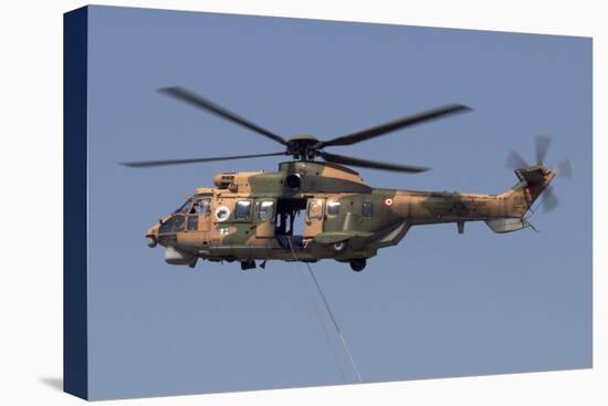 A Turkish Air Force As532 Al Cougar During a Flypast in Izmir, Turkey-Stocktrek Images-Premier Image Canvas