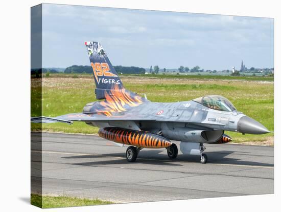 A Turkish Air Force F-16C Fighting Falcon on the Flight Line at Cambrai Air Base, France-Stocktrek Images-Premier Image Canvas