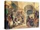 A Turkish Bazaar, 1854-Amadeo Preziosi-Premier Image Canvas