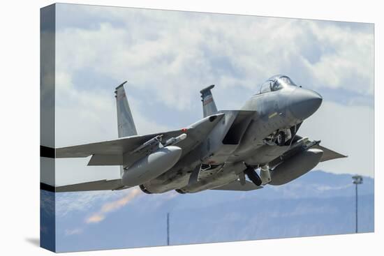 A U.S. Air Force F-15C Eagle Taking Off from Nellis Air Force Base-null-Premier Image Canvas