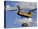 A U.S. Army CH-47 Chinook Helicopter Transports a Humvee-Stocktrek Images-Premier Image Canvas