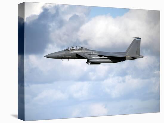 A United States Air Force F-15 Strike Eagle in Flight-Stocktrek Images-Premier Image Canvas
