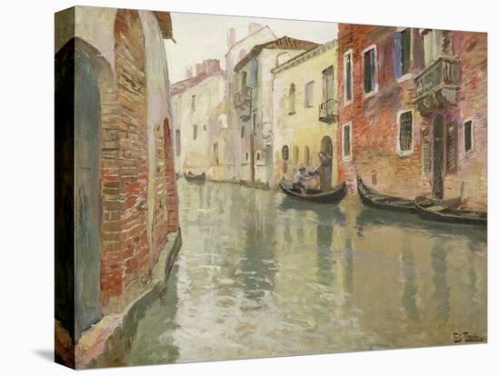 A Venetian Backwater-Fritz Thaulow-Premier Image Canvas
