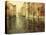 A Venetian Canal Scene-Frits Thaulow-Premier Image Canvas