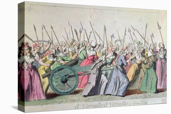 A Versailles, a Versailles' March of the Women on Versailles, Paris, 5th October 1789-null-Premier Image Canvas