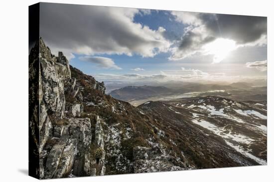 A View across the Cairngorms from the Top of Creag Dubh Near Newtonmore, Cairngorms National Park-Alex Treadway-Premier Image Canvas