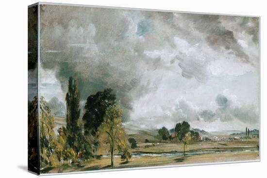 A View at Salisbury, from the Library of Archdeacon Fisher's House (Oil on Canvas, 1829)-John Constable-Premier Image Canvas
