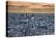 A view from the Mori Building of sunset over Tokyo-Sheila Haddad-Premier Image Canvas