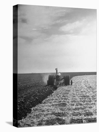 A View of a Driveless Tractor Used on Farm-null-Premier Image Canvas