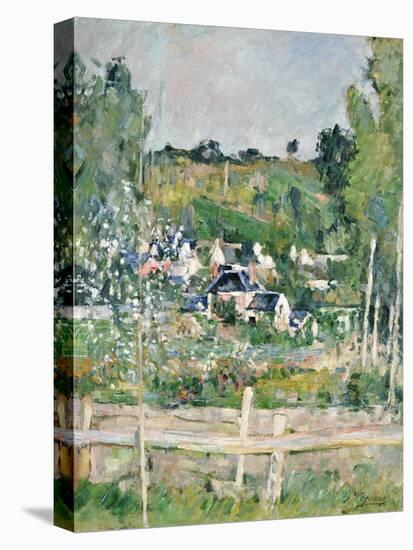 A View of Auvers-Sur-Oise, the Fence, C.1873-Paul Cézanne-Premier Image Canvas