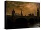 A View of Big Ben in London from the River Thames-Eudald Castells-Premier Image Canvas