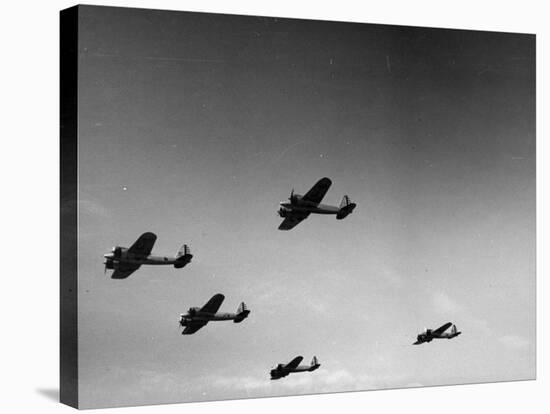 A View of Bomber Planes Being Used During US Army Maneuvers-John Phillips-Premier Image Canvas