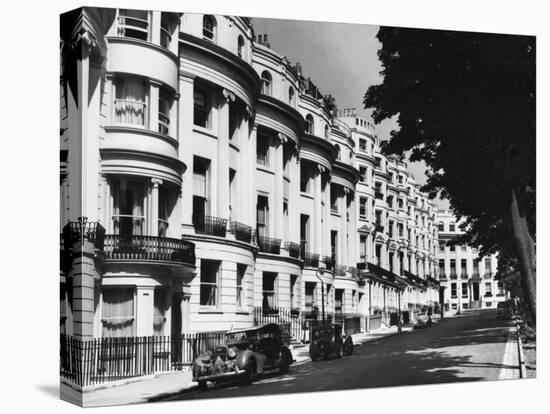 A View of Brunswick Square at Hove, Sussex. Famous for its Lovely Regency Buildings-null-Premier Image Canvas
