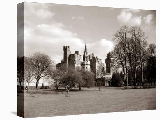 A View of Cardiff Castle Wales-null-Premier Image Canvas