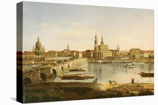 A View of Dresden-Karl Gottfried Traugott Faber-Premier Image Canvas