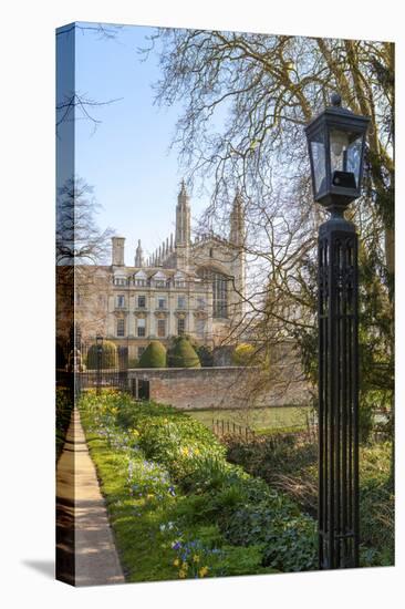 A View of Kings College from the Backs, Cambridge, Cambridgeshire, England, United Kingdom, Europe-Charlie Harding-Premier Image Canvas