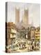 A View of Lincoln Cathedral, England-Louise J. Rayner-Premier Image Canvas