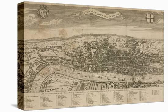 A View of London About the Year 1560-null-Premier Image Canvas