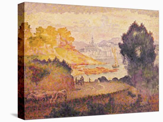 A View of Menton-Henri Edmond Cross-Premier Image Canvas