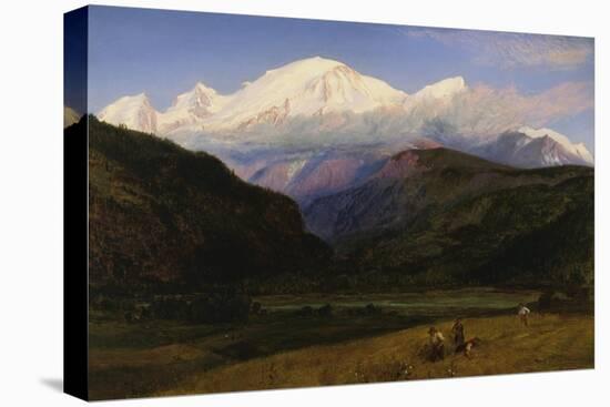 A View of Mont Blanc from Servoz, France-Henry Moore-Premier Image Canvas