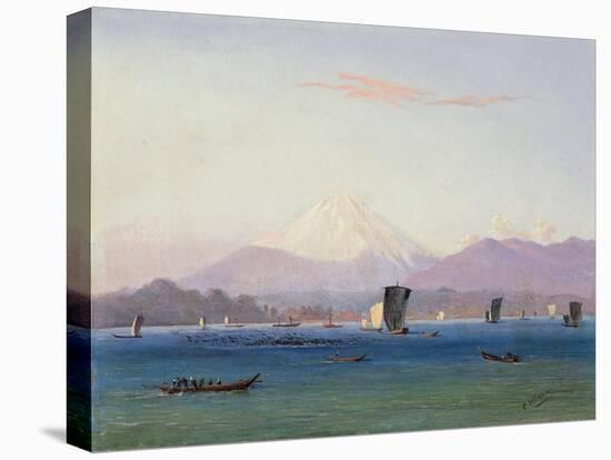 A View of Mount Fuji-Charles Wirgman-Premier Image Canvas