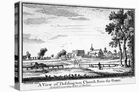A View of Paddington Church from the Green-Haynes King-Premier Image Canvas