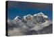 A view of Taboche through the clouds seen from Kongde in the Everest region, Nepal, Himalayas, Asia-Alex Treadway-Premier Image Canvas