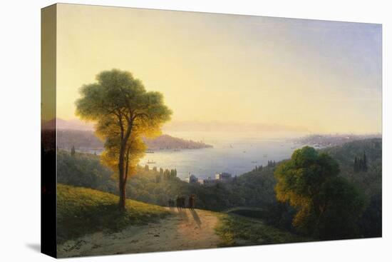 A View of the Bosphorus from the European Side Above the Palace of the Dolmabache, the Seraglio…-Ivan Konstantinovich Aivazovsky-Premier Image Canvas