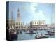A View of the Grand Canal-Canaletto-Premier Image Canvas
