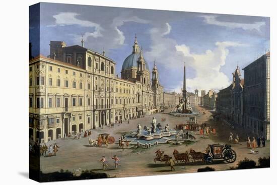 A View of the Piazza Navona in Rome-Gaspar van Wittel-Premier Image Canvas