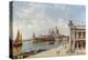 A View of the Piazzetta and Santa Maria della Salute, Venice-Antonietta Brandeis-Premier Image Canvas