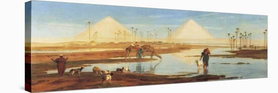 A View of the Pyramids-Frederick Goodall-Premier Image Canvas